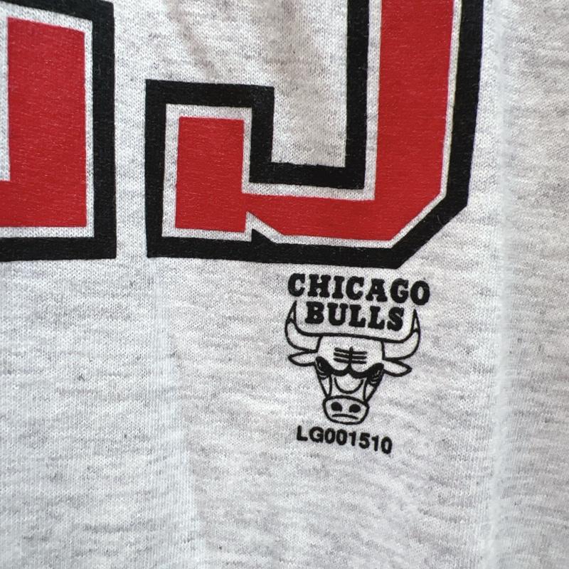 ヴィンテージ VINTAGE Tシャツ 半袖 90s デッドストック CHICAGO BULLS シカゴブルズ Tシャツ メキシコ製 L 灰 / グレー / gray メンズ USED 古着 中古 50138700