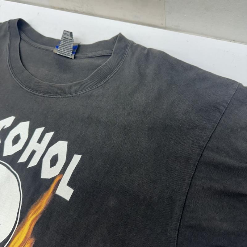 古着 USED Tシャツ 半袖 00 s WWF Stone Cold Alcohol Fueled プロレス プリント Tシャツ L 黒 / ブラック / black メンズ USED 古着 中古 50138719