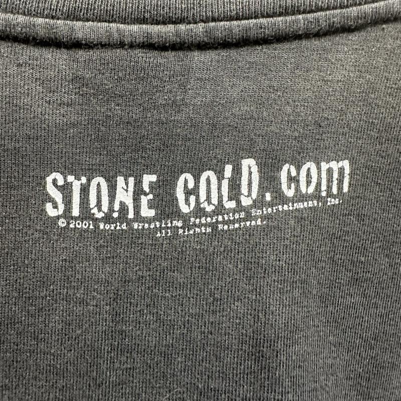 古着 USED Tシャツ 半袖 00 s WWF Stone Cold Alcohol Fueled プロレス プリント Tシャツ L 黒 / ブラック / black メンズ USED 古着 中古 50138719