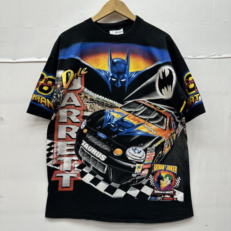 古着 USED Tシャツ 半袖 Chase Authentics 90s Batman NASCAR Racing Vintage バットマン プリント Tシャツ USA製 L 黒 / ブラック / black メンズ USED 古着 中古 50138720