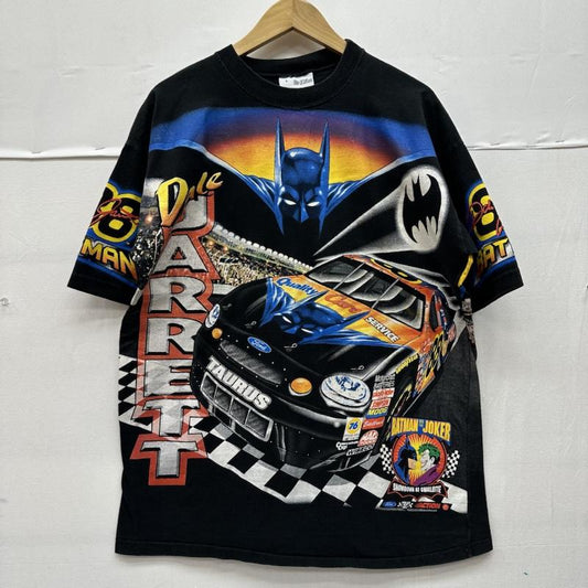 古着 USED Tシャツ 半袖 Chase Authentics 90s Batman NASCAR Racing Vintage バットマン プリント Tシャツ USA製 L 黒 / ブラック / black メンズ USED 古着 中古 50138720