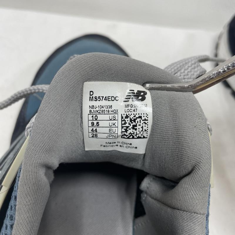 ニューバランス New Balance スニーカー スニーカー MS574 EDC スエード レザー メッシュ ローカット スニーカー 28.0cm ロゴ、文字 マルチカラー / マルチカラー / multicolor メンズ USED 古着 中古 50138727