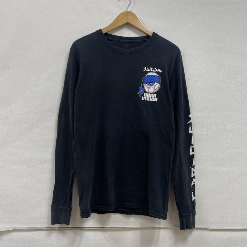 ヘインズ HANES Tシャツ 長袖 Suicidal Tendencies スイサイダルテンデンシーズ 00 s 4面プリント バンドT ロックT S ロゴ、文字 X プリント 黒 / ブラック / black メンズ USED 古着 中古 50138734