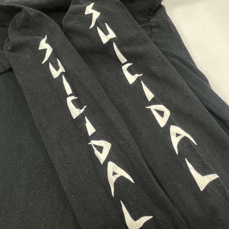 ヘインズ HANES Tシャツ 長袖 Suicidal Tendencies スイサイダルテンデンシーズ 00 s 4面プリント バンドT ロックT S ロゴ、文字 X プリント 黒 / ブラック / black メンズ USED 古着 中古 50138734