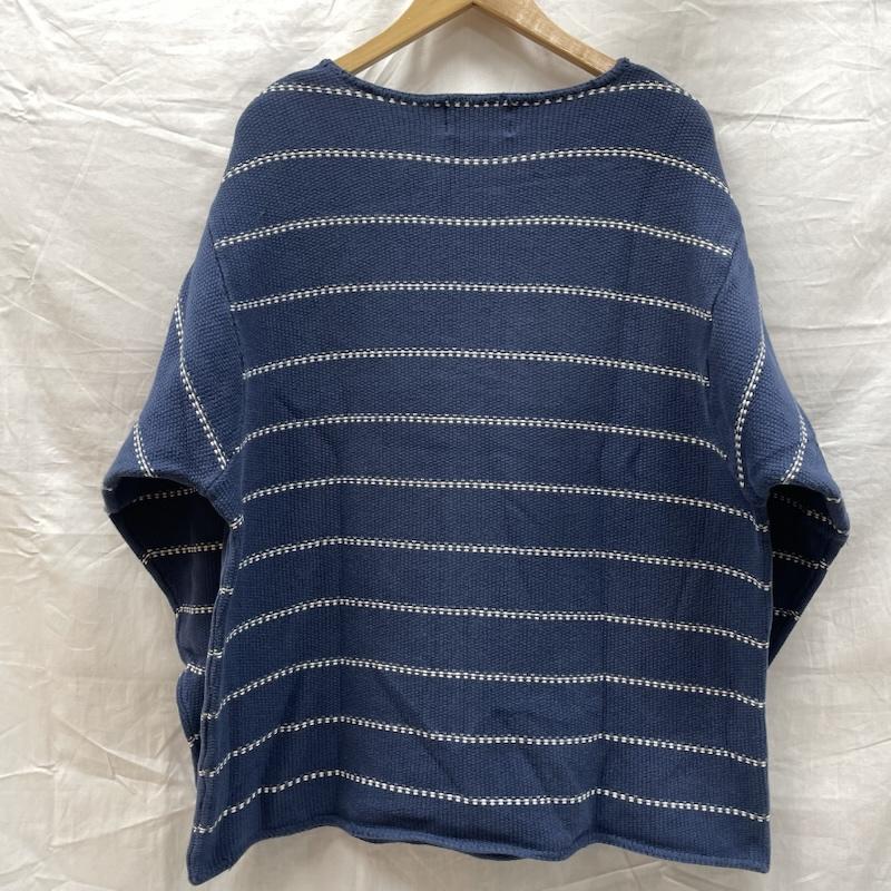 古着 USED ニット、セーター 長袖 24502 Southern Exposure コットン ラミー ニット NVY ネイビー - 紺 / ネイビー / navy X 白 / ホワイト / white レディース USED 古着 中古 50138754