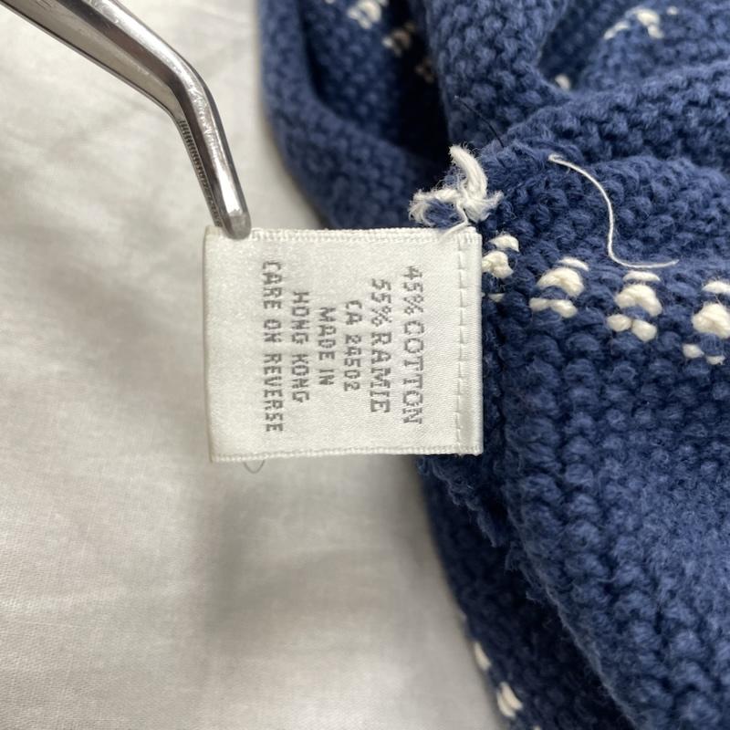 古着 USED ニット、セーター 長袖 24502 Southern Exposure コットン ラミー ニット NVY ネイビー - 紺 / ネイビー / navy X 白 / ホワイト / white レディース USED 古着 中古 50138754