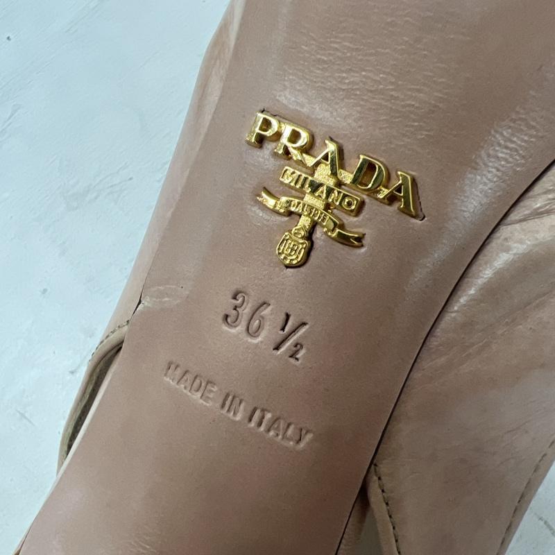 プラダ PRADA パンプス パンプス リボン パンプス サンダル 36 1/2 - レディース USED 古着 中古 50138770
