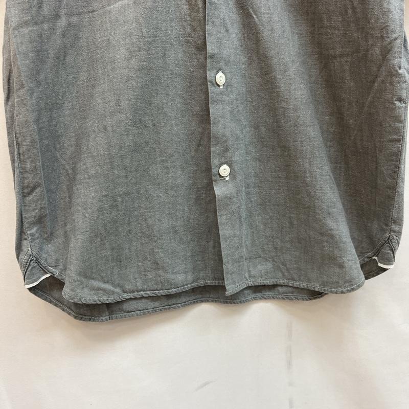 ワコマリア WACKO MARIA シャツ、ブラウス 半袖 バニーガール 刺繍 ワッペン ワークシャツ M 灰 / グレー / gray メンズ USED 古着 中古 50138780