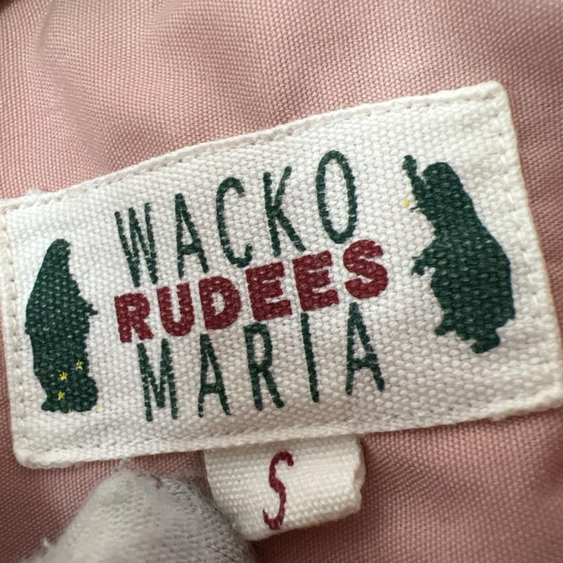 ワコマリア WACKO MARIA シャツ、ブラウス 半袖 バック刺繍 ワークシャツ S 桃 / ピンク / pink メンズ USED 古着 中古 50138781