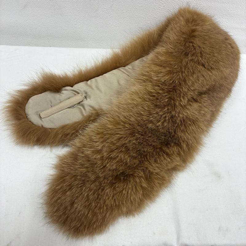 サガフォックス SAGA FOX マフラー マフラー 毛皮 リアル ファー マフラー ショール ティペット ブルーフォックス - 茶 / ブラウン / brown レディース USED 古着 中古 50138819