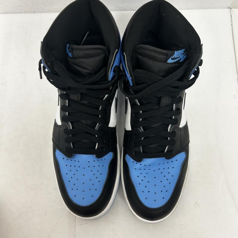 ナイキ NIKE スニーカー スニーカー AIR JORDAN 1 DZ5485-403 29.5cm ロゴ、文字 青 / ブルー / blue X 白 / ホワイト / white X 黒 / ブラック / black メンズ USED 古着 中古 50138820