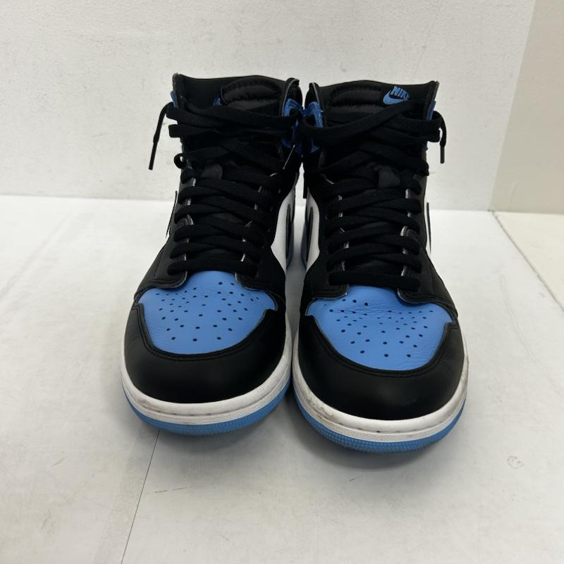 ナイキ NIKE スニーカー スニーカー AIR JORDAN 1 DZ5485-403 29.5cm ロゴ、文字 青 / ブルー / blue X 白 / ホワイト / white X 黒 / ブラック / black メンズ USED 古着 中古 50138820