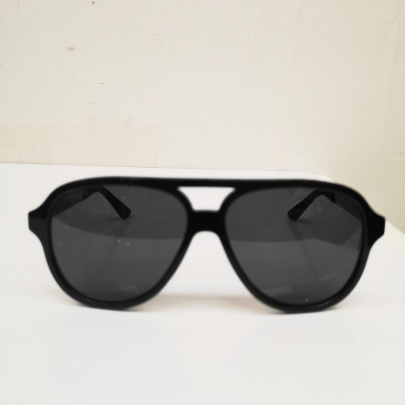 グッチ GUCCI めがね・サングラス サングラス ダブルブリッジ サングラス GG0688S 001 59□14 145 - 黒 / ブラック / black メンズ USED 古着 中古 50138833