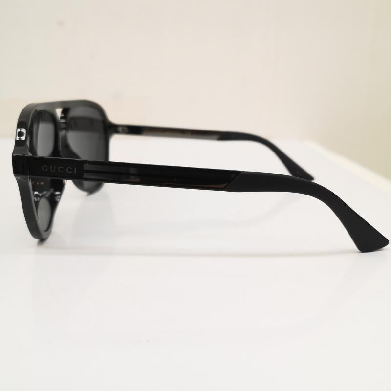 グッチ GUCCI めがね・サングラス サングラス ダブルブリッジ サングラス GG0688S 001 59□14 145 - 黒 / ブラック / black メンズ USED 古着 中古 50138833