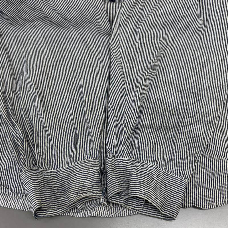 キイ KEY シャツ、ブラウス 長袖 LOT575.47 ビッグサイズ ヒッコリー ストライプ 長袖 ワーク シャツ 紺 白 ネイビー ホワイト XXL 紺 / ネイビー / navy X 白 / ホワイト / white メンズ USED 古着 中古 50138846