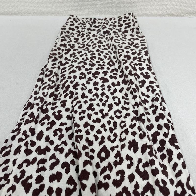 ロク 6BEAUTY&YOUTH パンツ ワークパンツ、ペインターパンツ LEOPARD PRINT PANTS レオパード ヒョウ柄 テーパード パンツ サイドファスナー リネン 麻 8614-202-0172 34 ヒョウ柄・レオパード柄 白 / ホワイト / white X 茶 / ブラウン / brown レディース USED 古着 中古 50138852