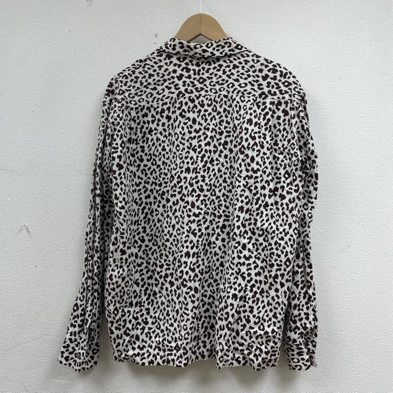 ロク 6BEAUTY&YOUTH シャツ、ブラウス 長袖 LEOPARD PRINT SHIRT レオパード ヒョウ柄 オープンカラー 開襟 長袖 シャツ リネン 麻 8611-242-0078 36 ヒョウ柄・レオパード柄 白 / ホワイト / white X 茶 / ブラウン / brown レディース USED 古着 中古 50138853