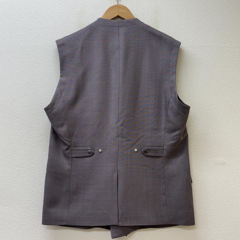メゾンスペシャル MAISON SPECIAL ベスト ベスト 11241111506 Prime-Over Collarless Gilet オーバーサイズ ノーカラー ダブル ジレ ベスト 灰色 グレー 1 灰 / グレー / gray メンズ USED 古着 中古 50138862