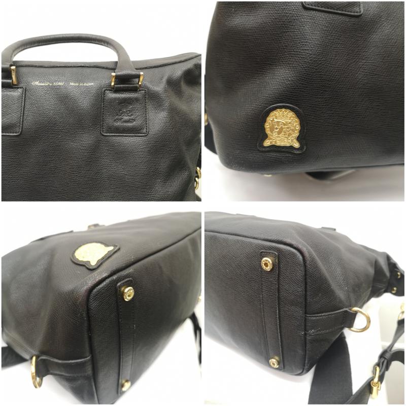 古着 USED ハンドバッグ ハンドバッグ ＡDMJ ショルダー バッグ ハンドバッグ ミニボストン 2way - 黒 / ブラック / black レディース USED 古着 中古 50138908