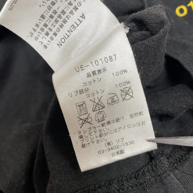 ユニフォームエクスペリメント uniform experiment Tシャツ 半袖 MILITARY TAG T-SHIRT 半袖 Tシャツ Shirt ロゴ プリント クルーネック シャツ カットソー UE-101087 2 ロゴ、文字 X プリント 黒 / ブラック / black メンズ USED 古着 中古 50138957