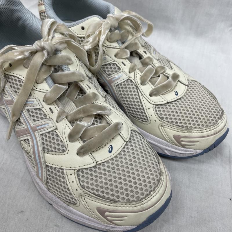 アシックス ASICS スニーカー スニーカー 1202A427 スニーカー スポーツシューズ GEL-1130 ローカット サンドベージュ ベロアシューレース 25.5cm ベージュ / ベージュ / beige レディース USED 古着 中古 50138962