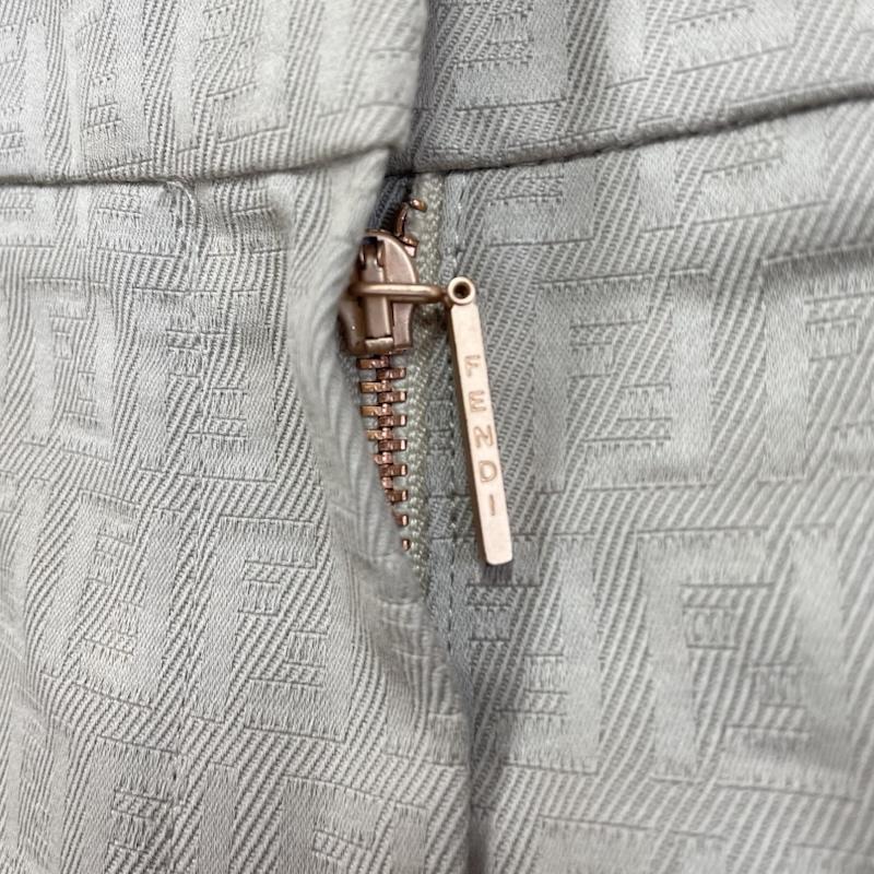 フェンディ FENDI パンツ スラックス ズッカ柄 イタリア製 ストレート ジップフライ パンツ 44 総柄 X ロゴ、文字 レディース USED 古着 中古 50139046