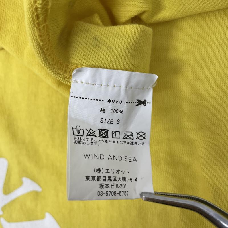 ウィンダンシー WIND AND SEA Tシャツ 半袖 WDS-GC-04 半袖 Tシャツ T Shirt GRACE CHOW グレースチョウ コラボ サークルロゴ クルーネック S 黄 / イエロー / yellow メンズ USED 古着 中古 50139050