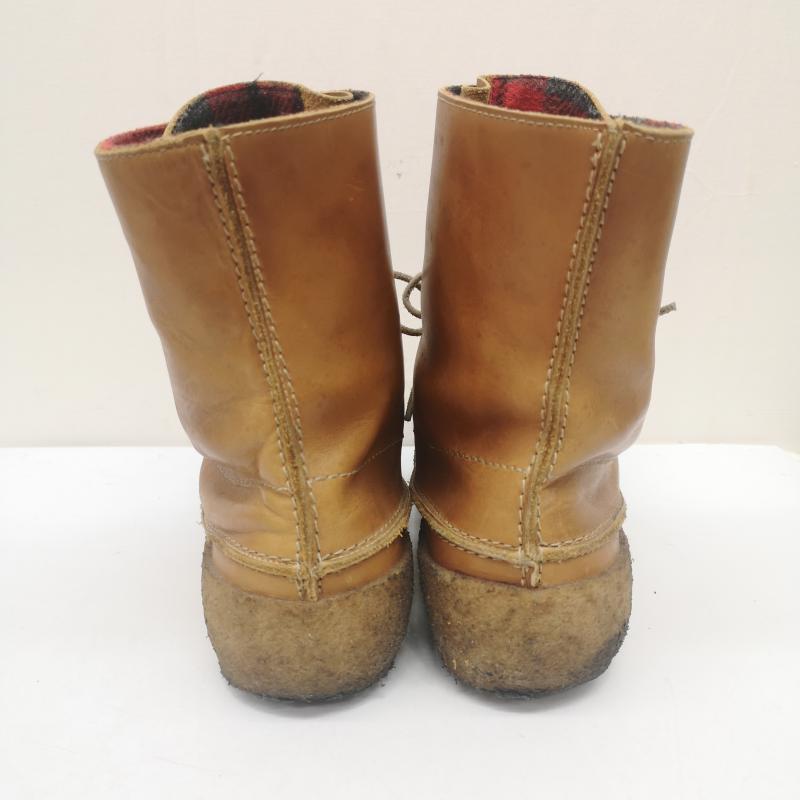 ブッテロ BUTTERO ブーツ 一般 モカシン ブーツ 裏地 チェック 43 27.0cm 茶 / ブラウン / brown メンズ USED 古着 中古 50139064