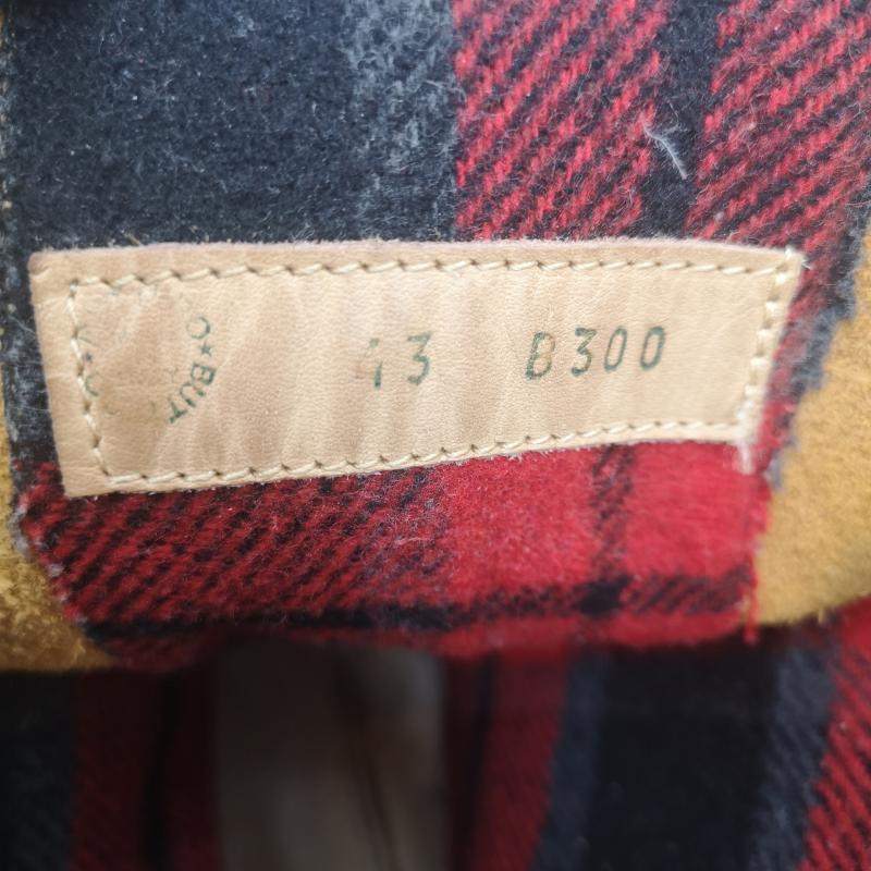 ブッテロ BUTTERO ブーツ 一般 モカシン ブーツ 裏地 チェック 43 27.0cm 茶 / ブラウン / brown メンズ USED 古着 中古 50139064