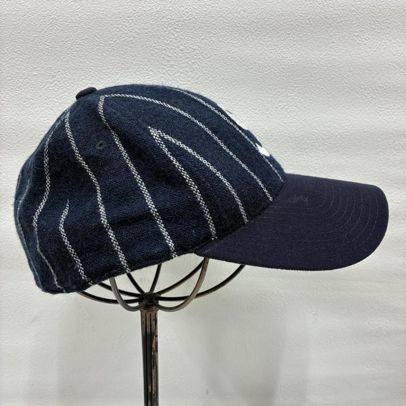 シュプリーム Supreme 帽子 キャップ 00 s 2008ss OLD オールド American Needle S Logo Pinstripe Cap 7 1/2 - ストライプ X ロゴ、文字 X 刺繍 紺 / ネイビー / navy X 白 / ホワイト / white メンズ USED 古着 中古 50139067