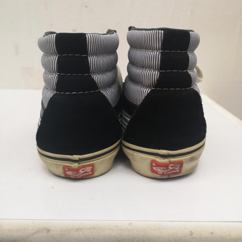 シュプリーム Supreme スニーカー スニーカー COMMEdesGARCONS SHIRT VANS ストライプ ボーダー SK8 HI PRO 26.5cm 黒 / ブラック / black X 白 / ホワイト / white X 青 / ブルー / blue メンズ USED 古着 中古 50139101
