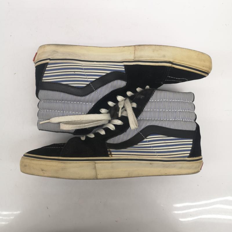 シュプリーム Supreme スニーカー スニーカー COMMEdesGARCONS SHIRT VANS ストライプ ボーダー SK8 HI PRO 26.5cm 黒 / ブラック / black X 白 / ホワイト / white X 青 / ブルー / blue メンズ USED 古着 中古 50139101