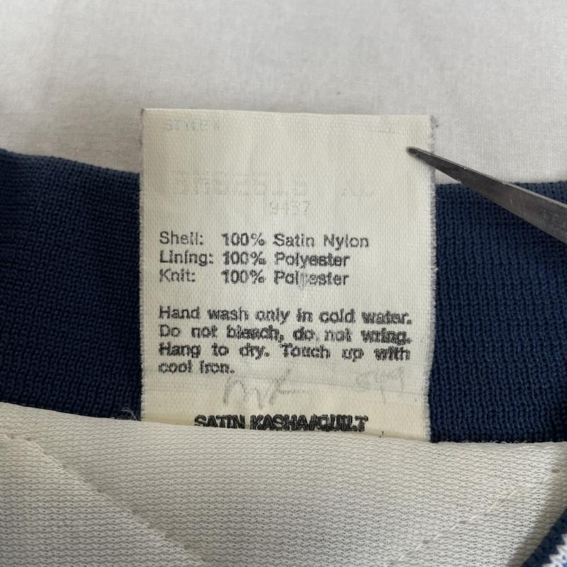 古着 USED ジャケット、上着 ジャンパー、ブルゾン Santa Monica 80s サテン スタジャン ヴィンテージ 中綿入り キルト ロゴ パッチ 刺繍 XL ロゴ、文字 X 刺繍 メンズ USED 古着 中古 50139112