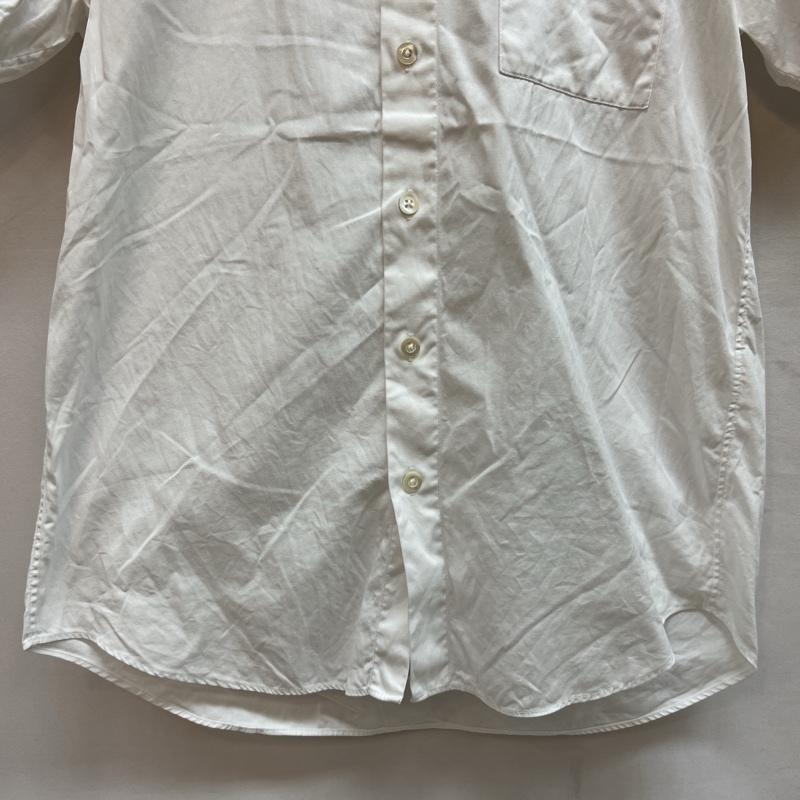 ワコマリア WACKO MARIA シャツ、ブラウス 半袖 チェーン刺繍 ボタンダウンシャツ S 白 / ホワイト / white メンズ USED 古着 中古 50139129