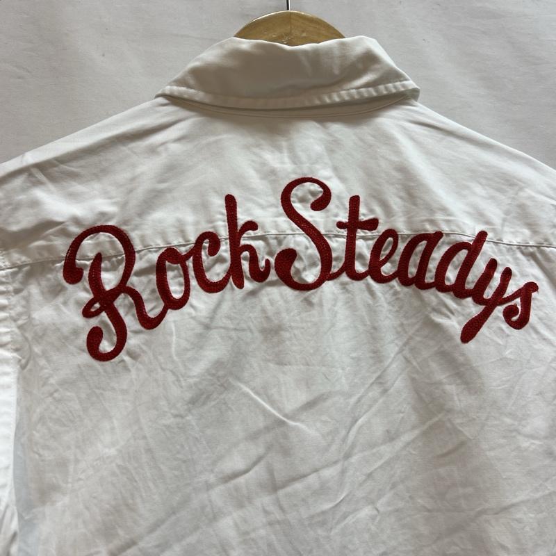 ワコマリア WACKO MARIA シャツ、ブラウス 半袖 チェーン刺繍 ボタンダウンシャツ S 白 / ホワイト / white メンズ USED 古着 中古 50139129