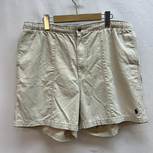 ラルフローレン RALPHLAUREN パンツ ショートパンツ 90s 三角タグ ポニー刺繡 イージー ショートパンツ L カーキ / カーキ / khaki メンズ USED 古着 中古 50139152