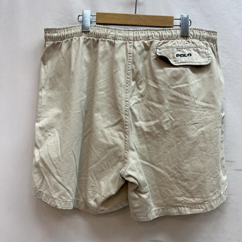 ラルフローレン RALPHLAUREN パンツ ショートパンツ 90s 三角タグ ポニー刺繡 イージー ショートパンツ L カーキ / カーキ / khaki メンズ USED 古着 中古 50139152