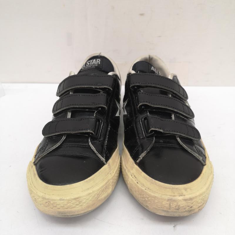 コンバース CONVERSE スニーカー スニーカー レザ－ ベルクロ スニーカー 日本製 26.0cm 黒 / ブラック / black メンズ USED 古着 中古 50139176