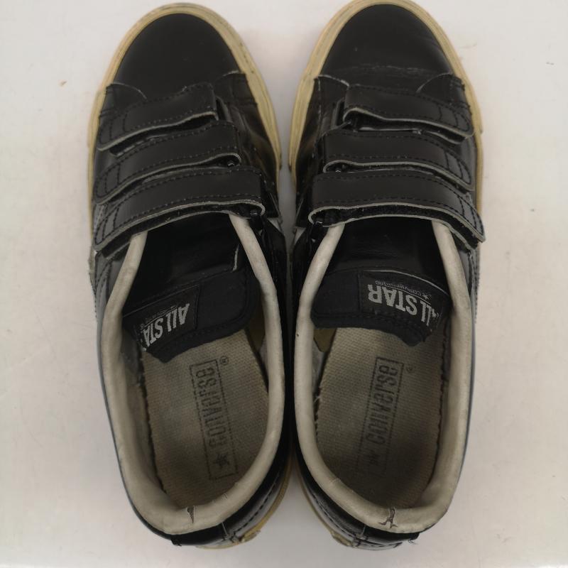 コンバース CONVERSE スニーカー スニーカー レザ－ ベルクロ スニーカー 日本製 26.0cm 黒 / ブラック / black メンズ USED 古着 中古 50139176