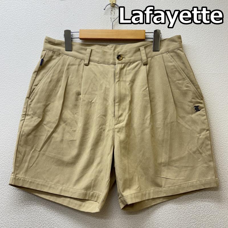 ラファイエット Lafayette パンツ ショートパンツ LFYT LS211303 2タック ショート ハーフ トラウザー パンツ カーキ 34インチ カーキ / カーキ / khaki メンズ USED 古着 中古 50139201