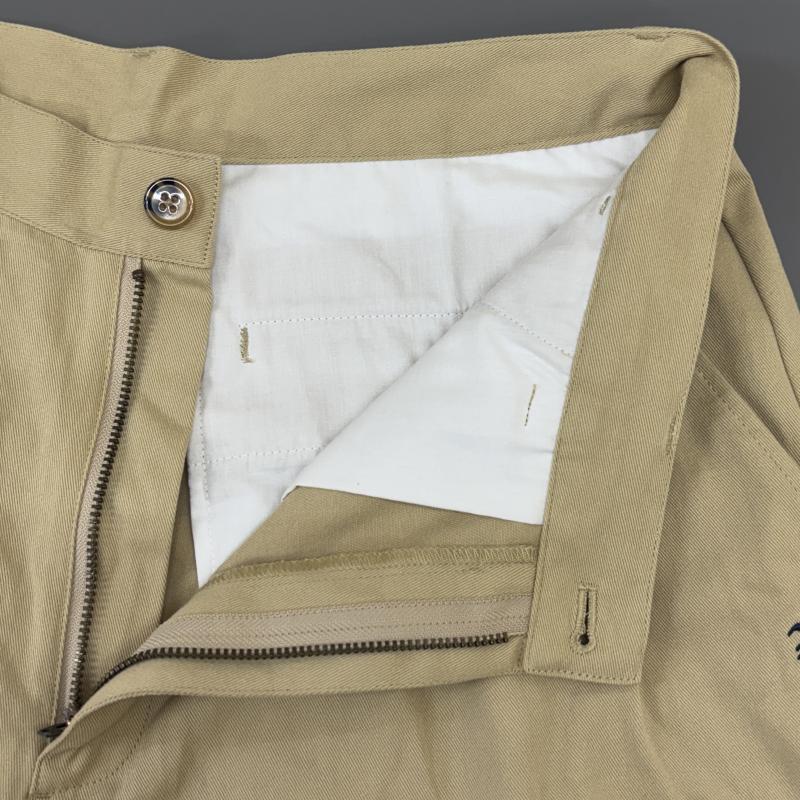 ラファイエット Lafayette パンツ ショートパンツ LFYT LS211303 2タック ショート ハーフ トラウザー パンツ カーキ 34インチ カーキ / カーキ / khaki メンズ USED 古着 中古 50139201