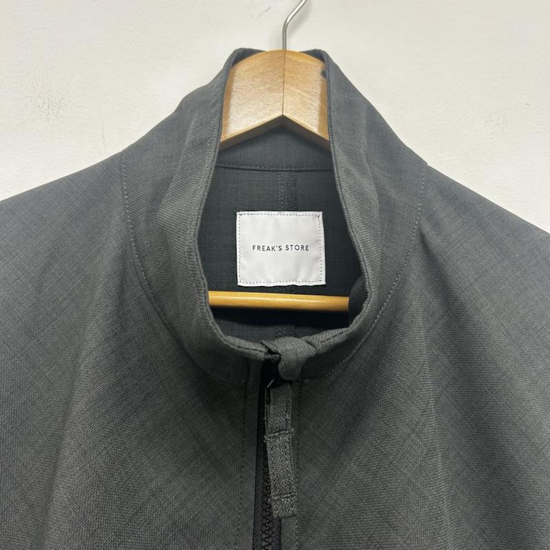 フリークスストア FREAK S STORE ベスト ベスト リラックスベスト 速乾素材 ジップアップ S 無地 灰 / グレー / gray メンズ USED 古着 中古 50139233