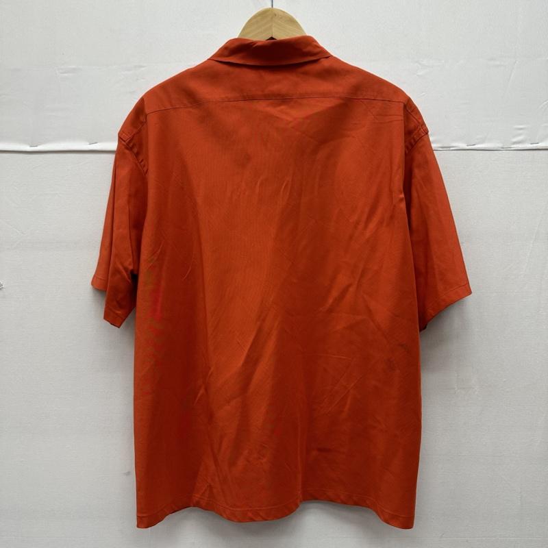 ヨウジヤマモト Yohji Yamamoto シャツ、ブラウス 半袖 95ss レギュラーカラー シルク ボックス シャツ FB-B07-943 M 橙 / オレンジ / orange メンズ USED 古着 中古 50139253
