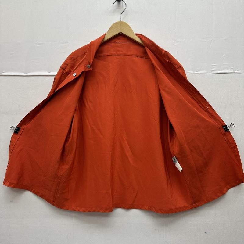 ヨウジヤマモト Yohji Yamamoto シャツ、ブラウス 半袖 95ss レギュラーカラー シルク ボックス シャツ FB-B07-943 M 橙 / オレンジ / orange メンズ USED 古着 中古 50139253