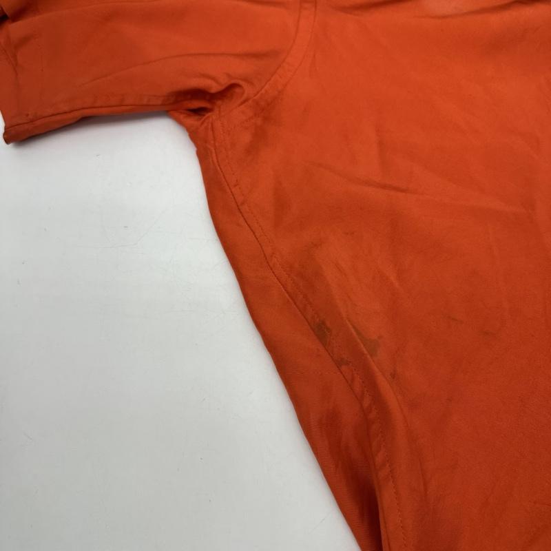 ヨウジヤマモト Yohji Yamamoto シャツ、ブラウス 半袖 95ss レギュラーカラー シルク ボックス シャツ FB-B07-943 M 橙 / オレンジ / orange メンズ USED 古着 中古 50139253