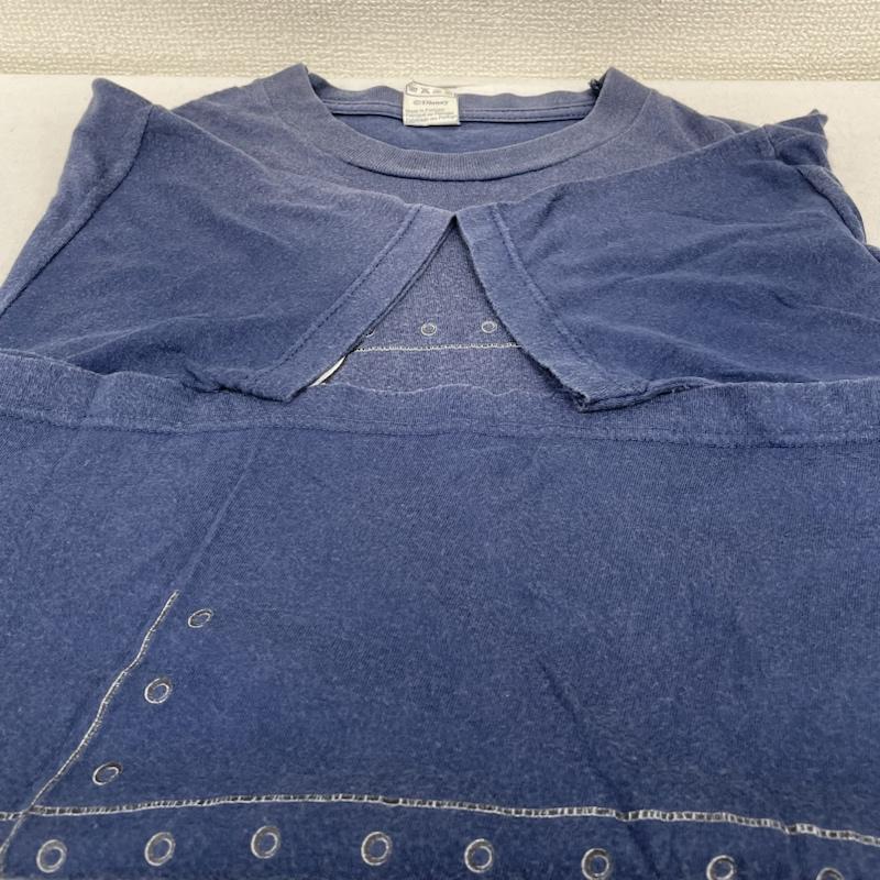 古着 USED Tシャツ 半袖 90s EURO DISNEY ディズニー 半袖 Tシャツ ドナルドダック プリント サイズ12/14 - ロゴ、文字 X キャラクター X プリント 紺 / ネイビー / navy メンズ USED 古着 中古 50139262