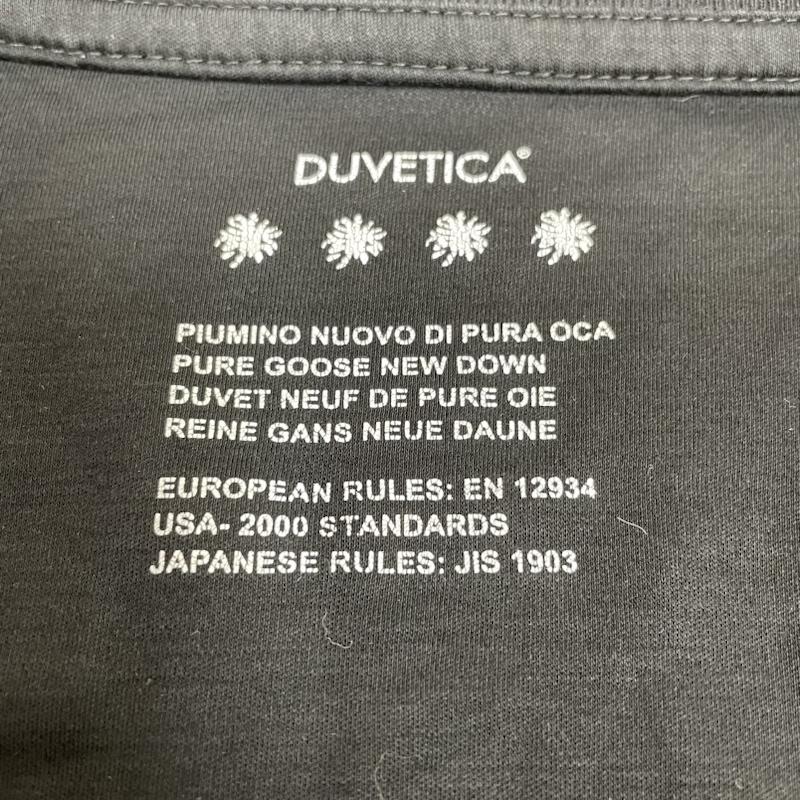 デュベティカ DUVETICA Tシャツ 半袖 半袖 Tシャツ ロゴ プリント クルーネック シャツ カットソー 50 ロゴ、文字 X プリント 黒 / ブラック / black メンズ USED 古着 中古 50139275