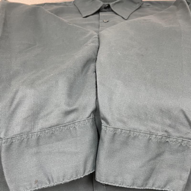 ビックマック BIGMAC シャツ、ブラウス 長袖 70s J.C.Penney 長袖 ワークシャツ Shirt ロングスリーブ 胸ポケット ボタン L 無地 緑 / グリーン / green メンズ USED 古着 中古 50139284