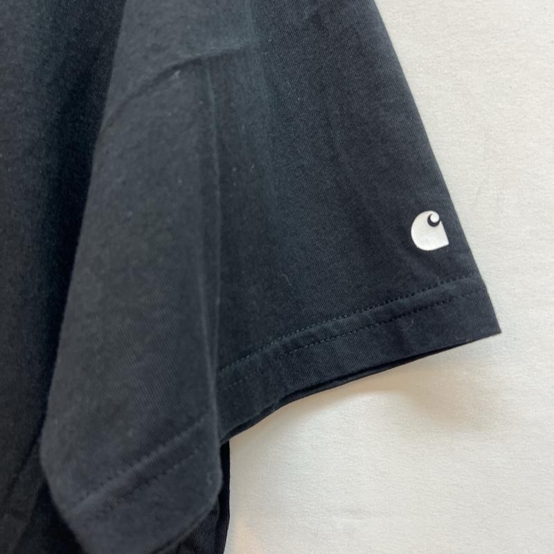 カーハート ダブリューアイピー Carhartt WIP Tシャツ 半袖 ワンポイントロゴ 半袖 Ｔシャツ XL 黒 / ブラック / black メンズ USED 古着 中古 50139292
