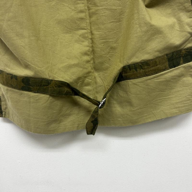 インフルエンス Influence ベスト ベスト Influence リネン フラワー 花柄 ハイビスカス 切替 ベスト ジレ M 花柄 カーキ / カーキ / khaki メンズ USED 古着 中古 50139358